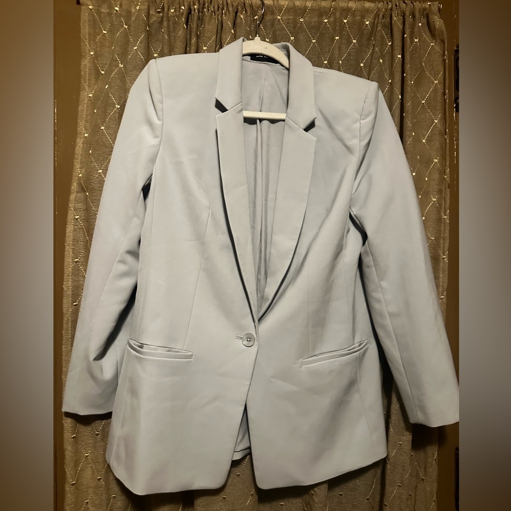 Express Women's Soft Green Blazer